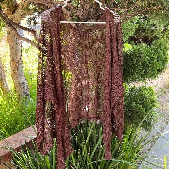 Source Unknown Accessories - Knit & crochet cover brown most sizes‎